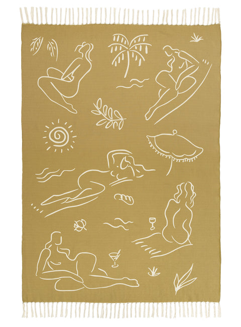Pragya Abstract Pattern Picnic Rug