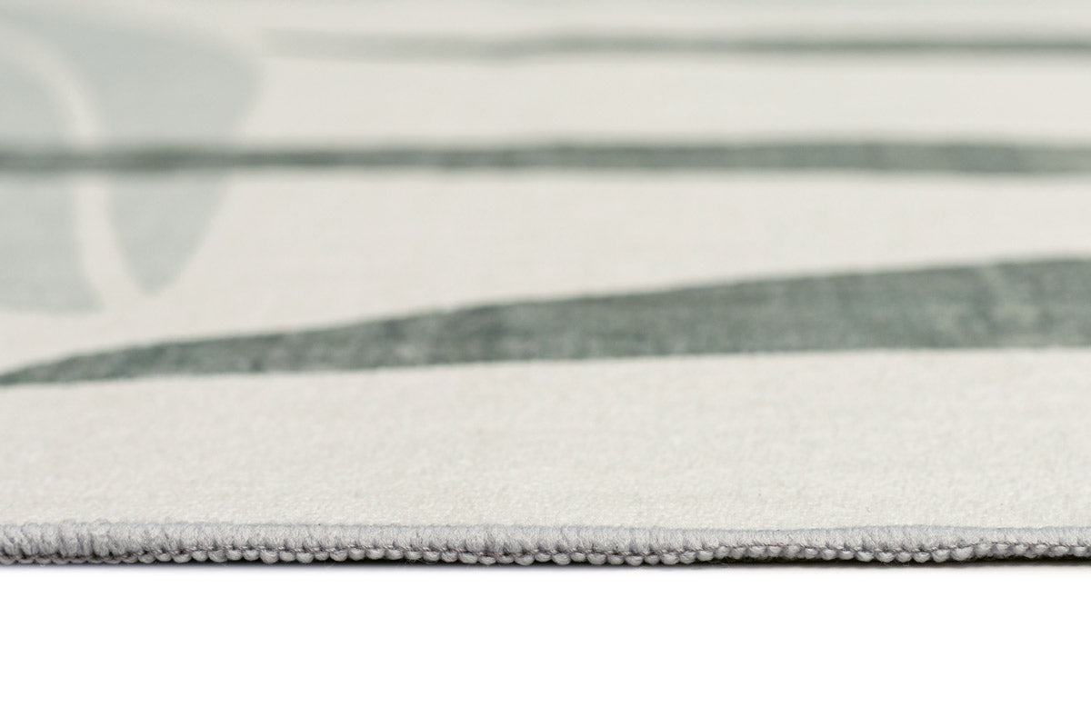 Quella Green Botanical Washable Rug