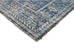 Ranya Blue and Grey Floral Distressed Rug