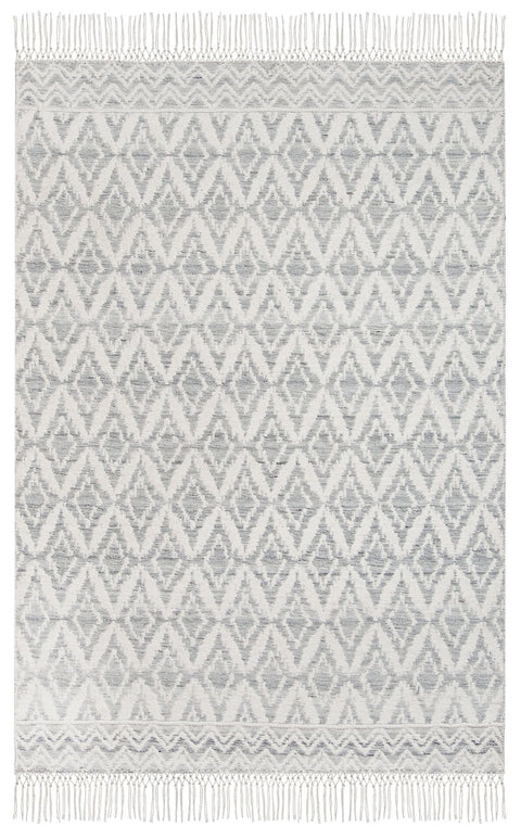 Rumi Grey and Ivory Rug