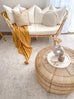 Sadiya Ivory and Grey Distressed Tribal Rug