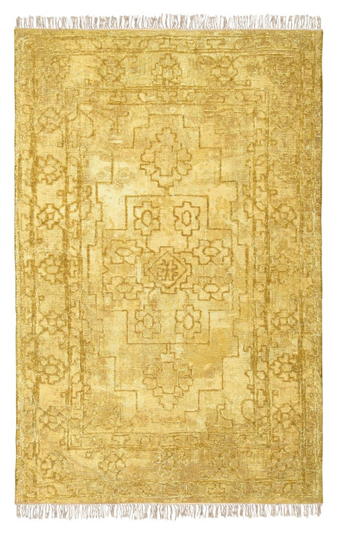 Sariah Yellow Distressed Rug