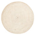 Sete Bleached Hand-Braided Round Jute Rug
