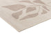 Solange Beige and Brown Botanical Border Washable Rug
