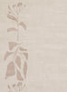 Solange Beige and Brown Botanical Border Washable Rug