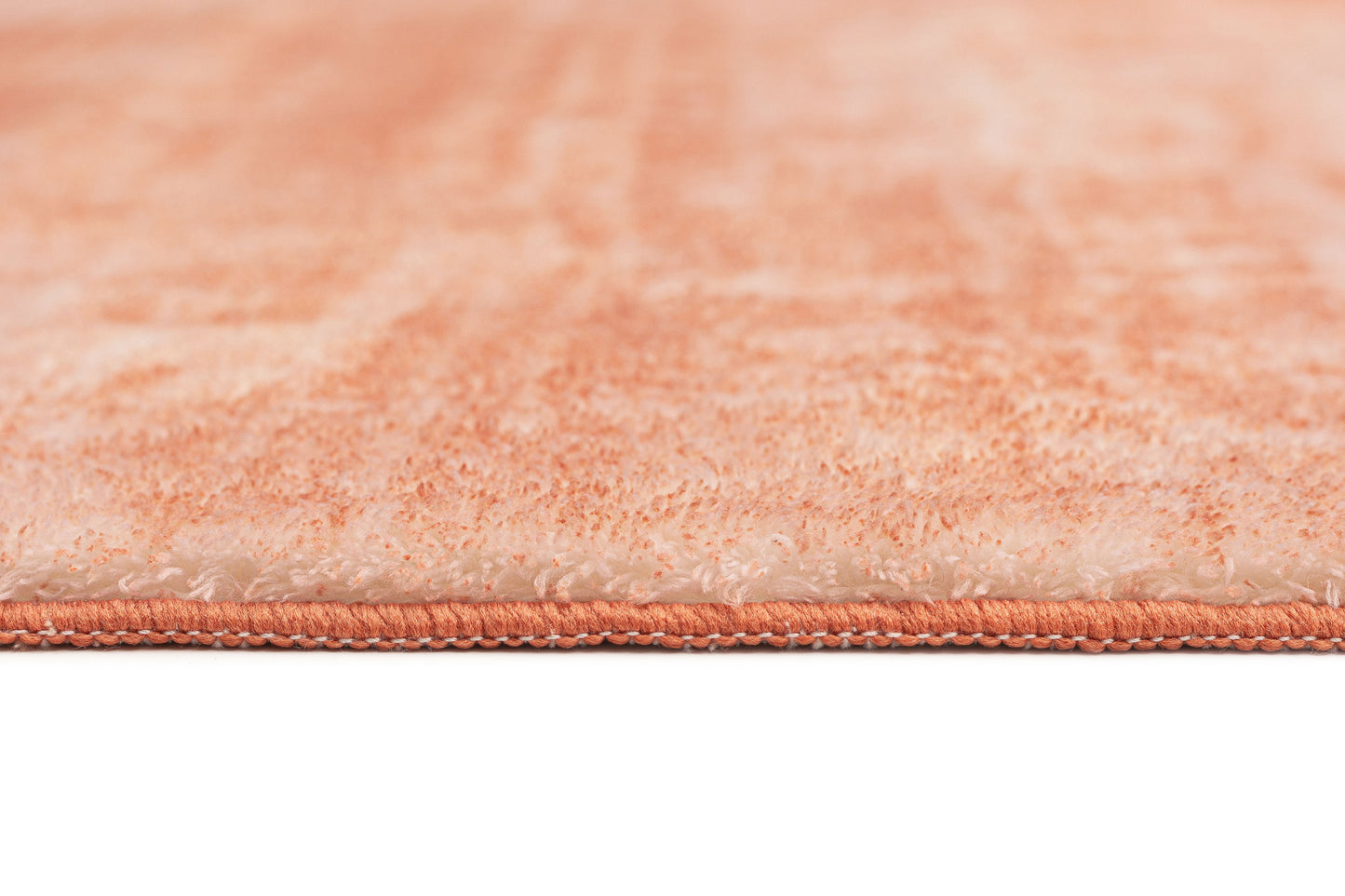 Tammy Pink Coral Minimal Washable Rug