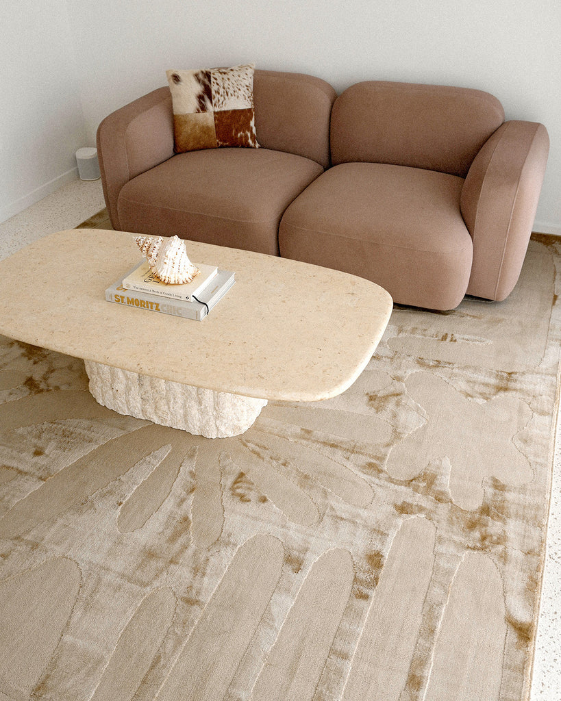 Tann Textured Abstract Neutral Rug