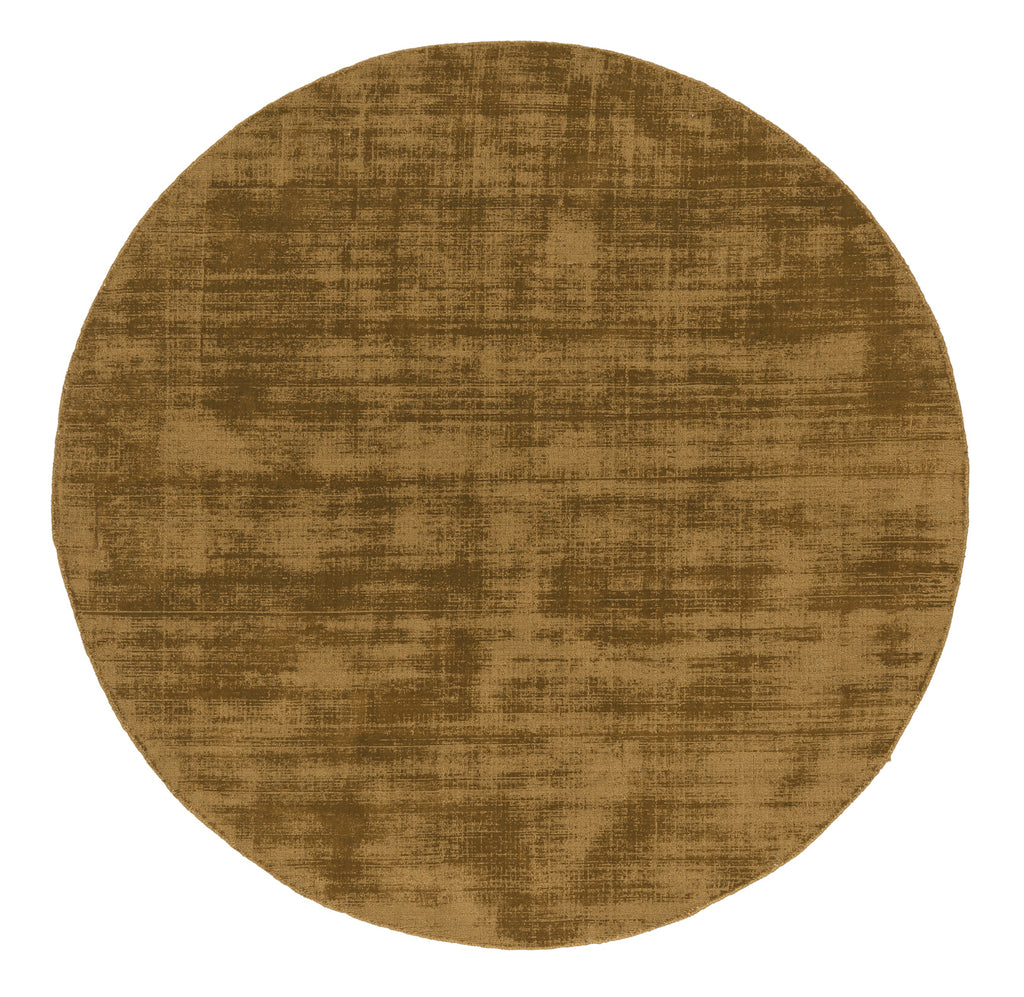 Tatum Caramel Handwoven Round Rug