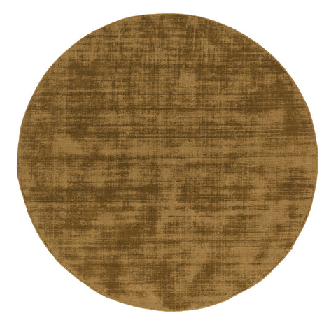 Tatum Caramel Handwoven Round Rug