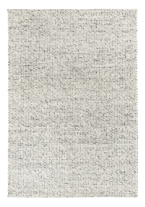 Vaasa Marbled Grey Chunky Wool Rug