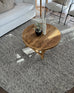 Vaasa Marbled Grey Chunky Wool Round Rug