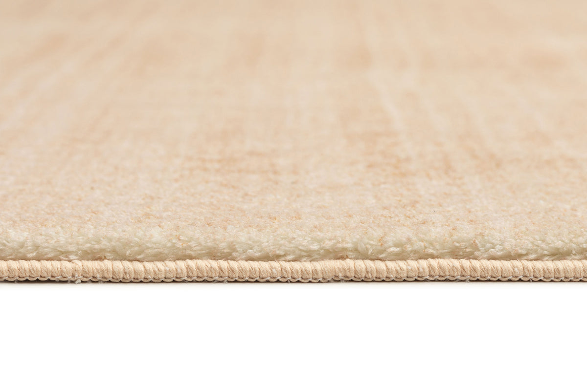 Victoria Beige Cream Minimal Washable Rug