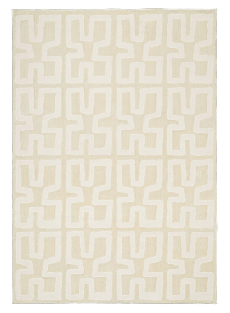 Villosa Textured Neutral Washable Rug