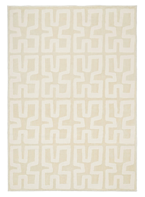 Villosa Textured Neutral Washable Rug