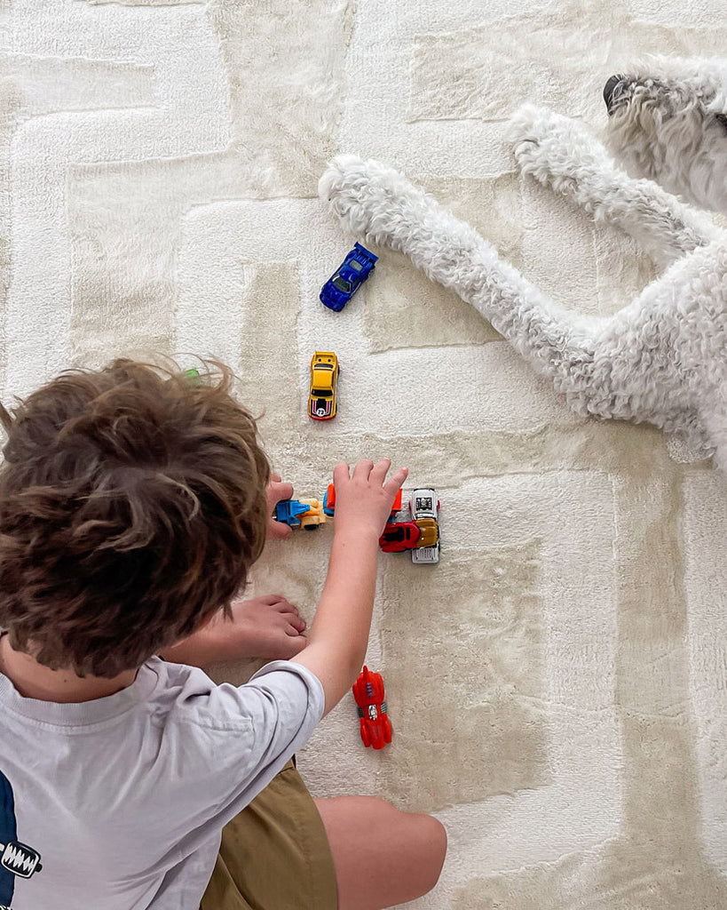 Villosa Textured Neutral Rug