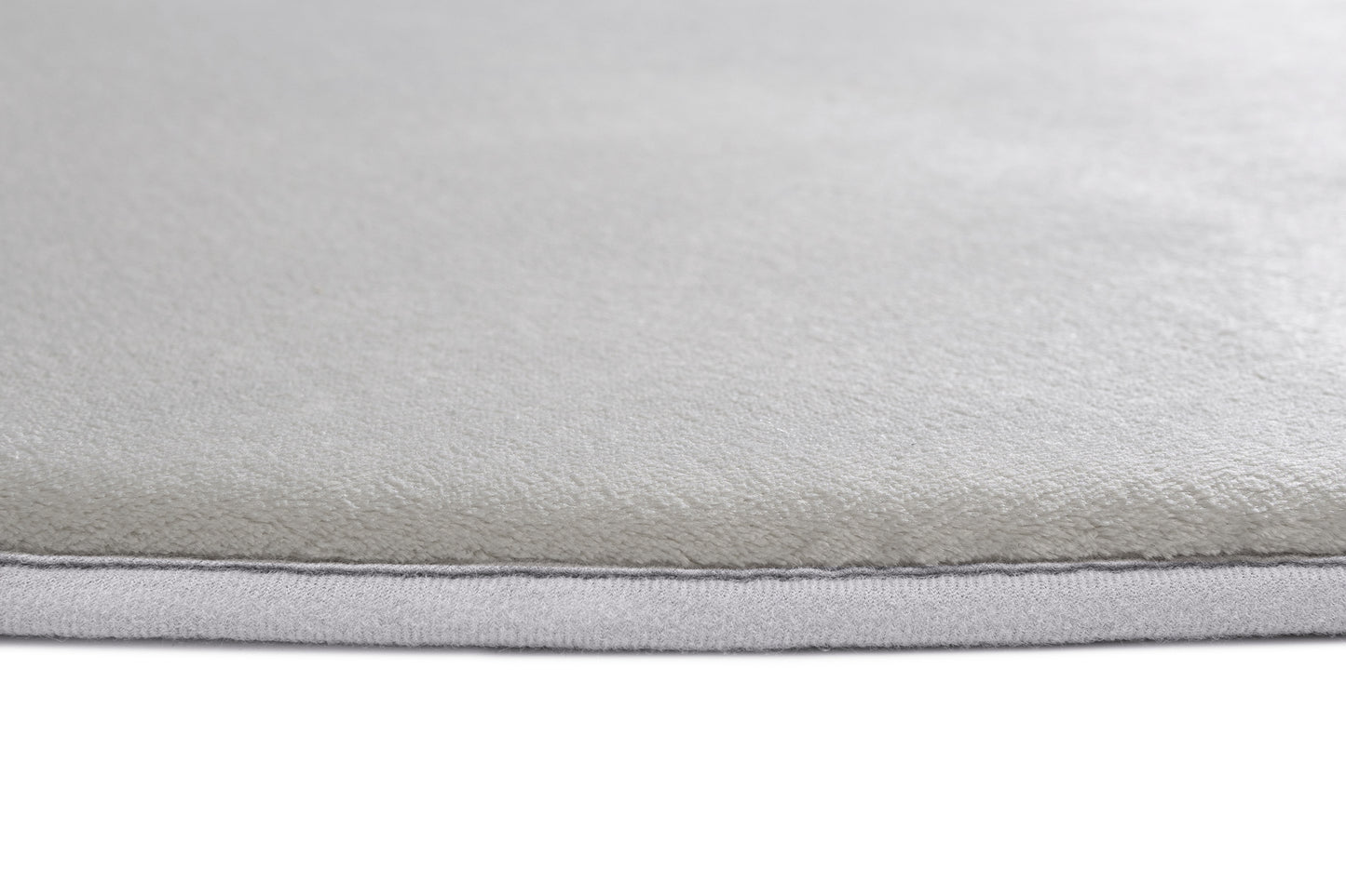 Zia Grey Plush Rollie Pollie Round Playmat