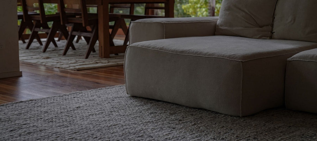 How Big Should A Rug Be Under A Couch? Rugging Up Your Couch The Right Way