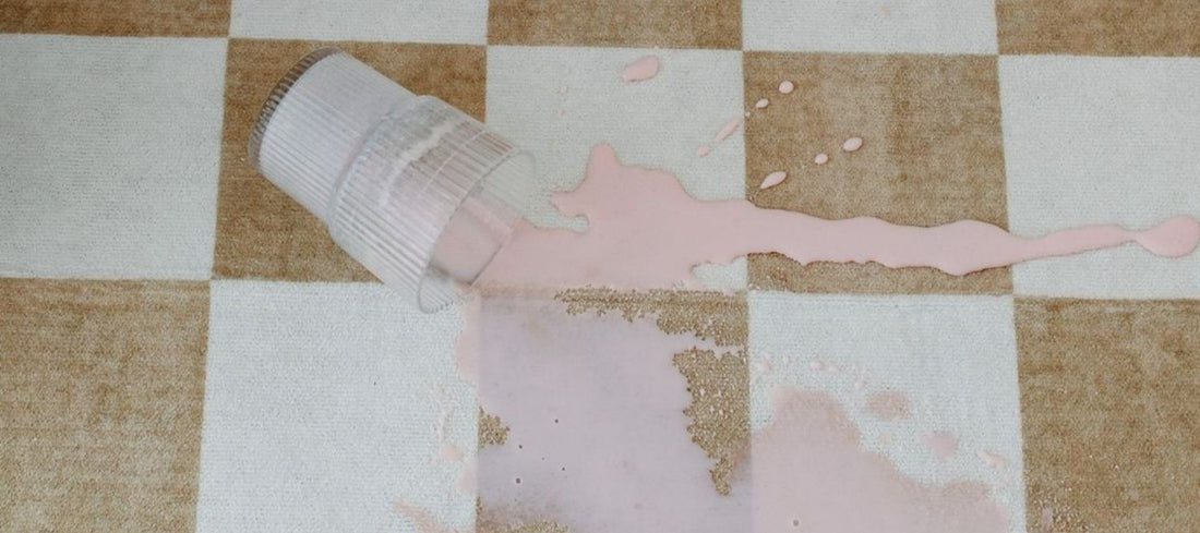 How do you clean area rugs without a machine?