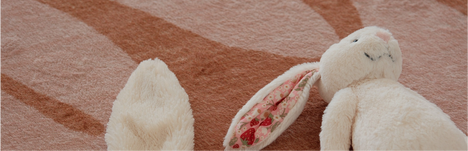 Kids room with playful rugs