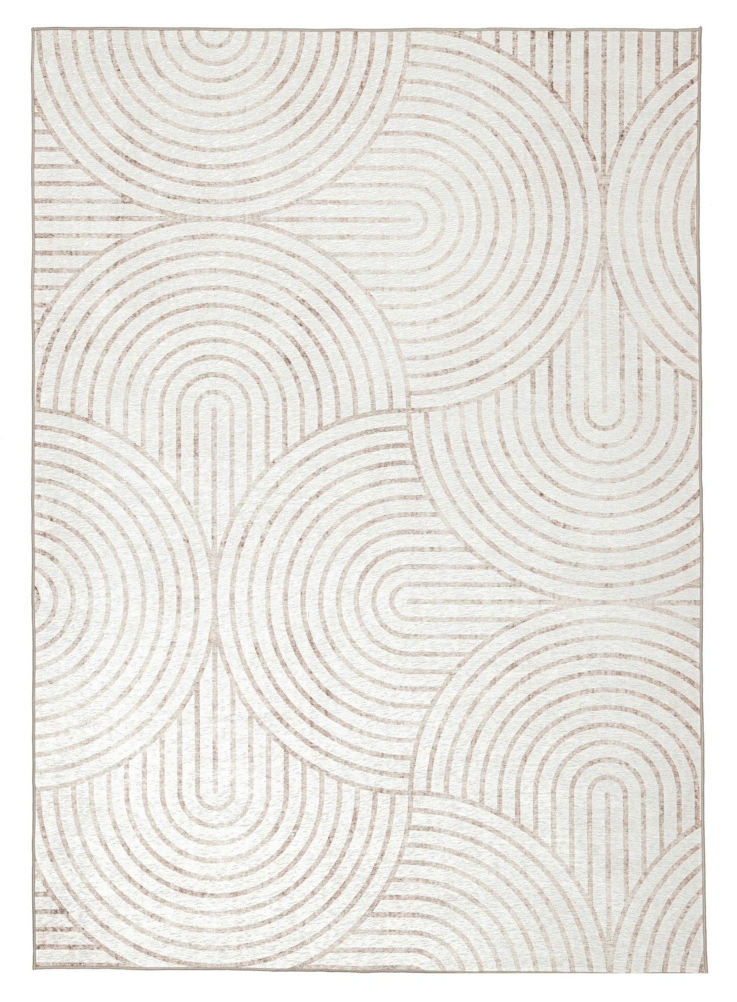 Adlin Beige Cream Indoor Outdoor Washable Rug
