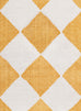 Agatha Ivory and Yellow Checkered Rug