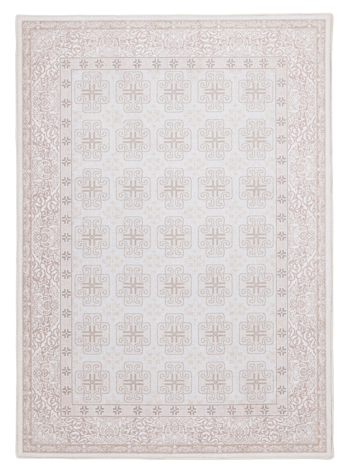 Aggy Pink Neutral Plush Rollie Pollie Playmat