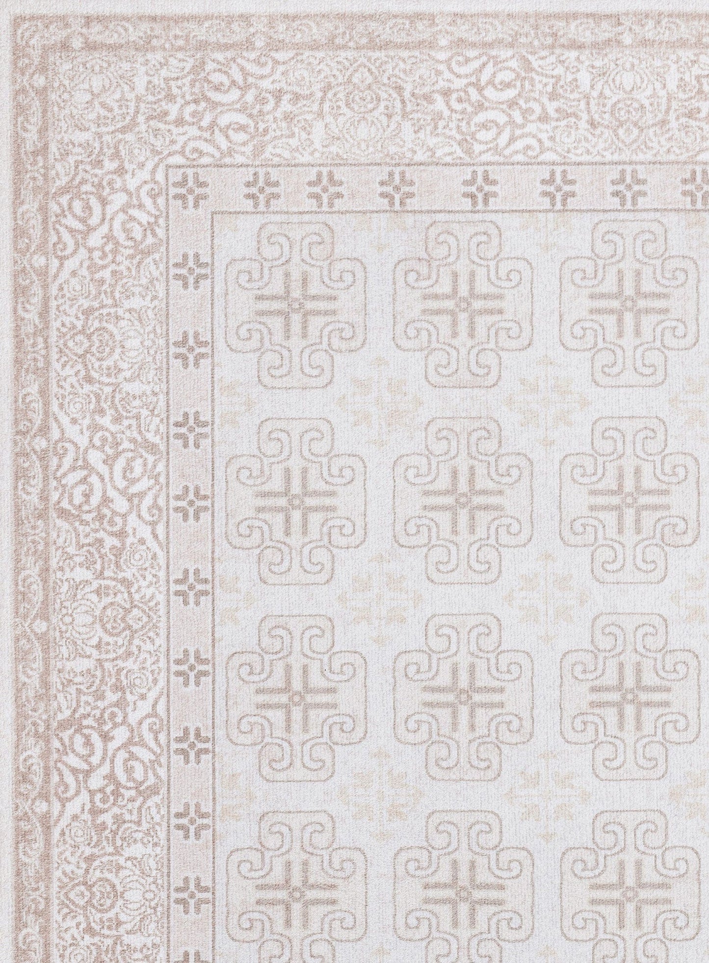 Aggy Pink Neutral Plush Rollie Pollie Playmat