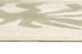 Alicia Sage Green Waves and Palms Washable Rug