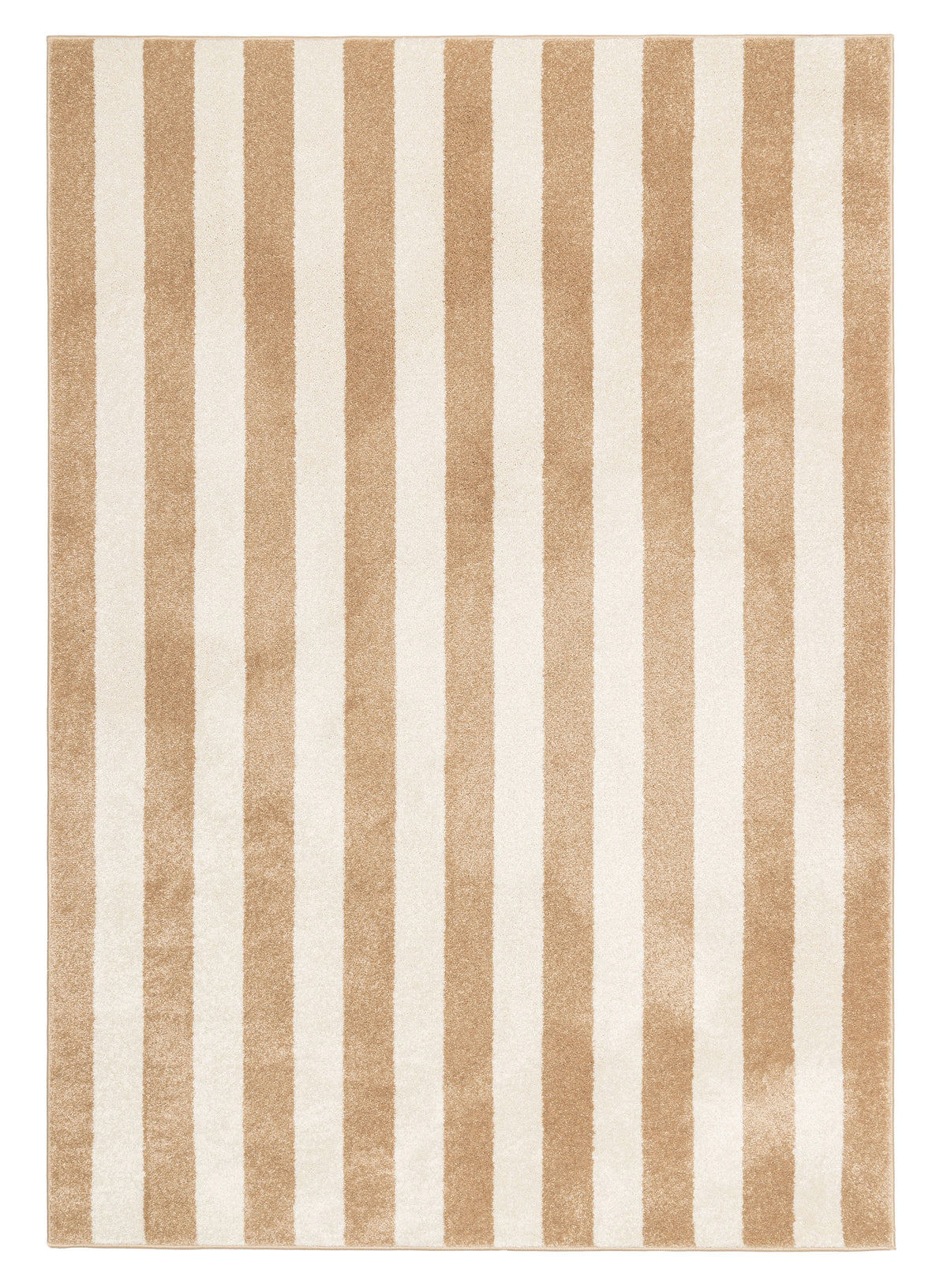 Almeron Beige Striped Rug