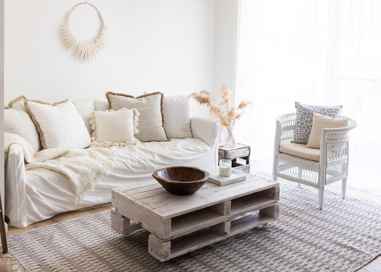 Alva Taupe & Ivory Flatweave Indoor Outdoor Rug