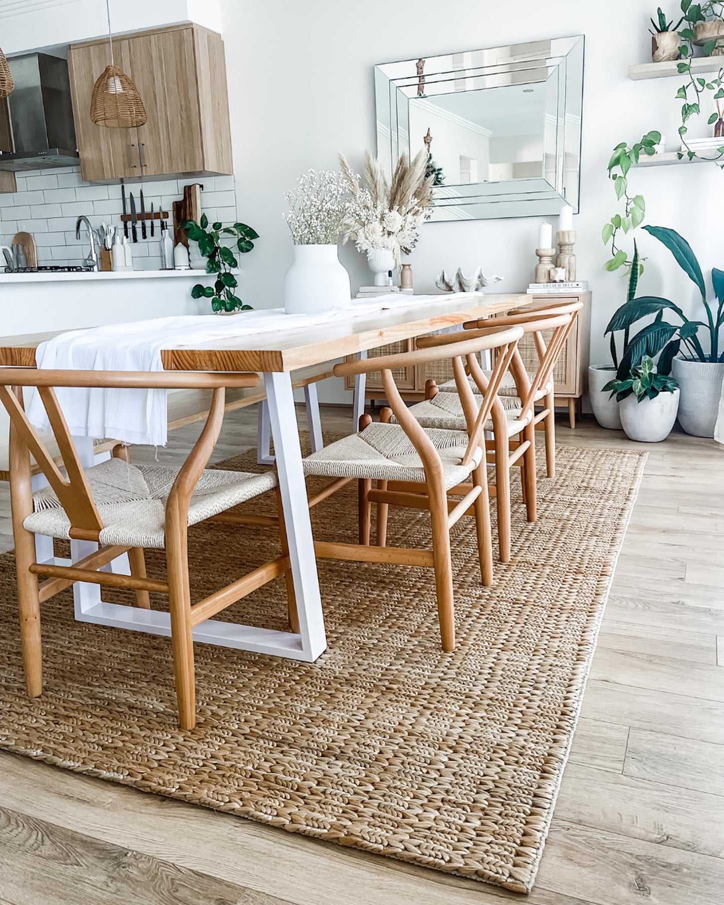 Amare Natural Braided Jute Rug