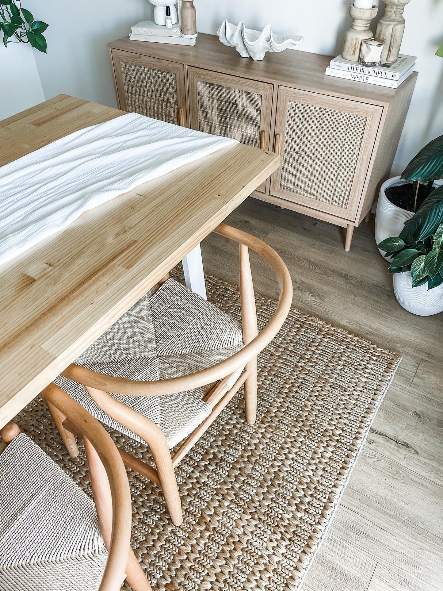 Amare Natural Braided Jute Rug