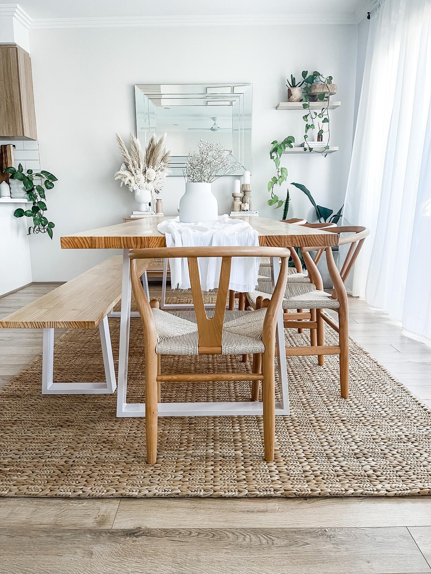 Amare Natural Braided Jute Rug