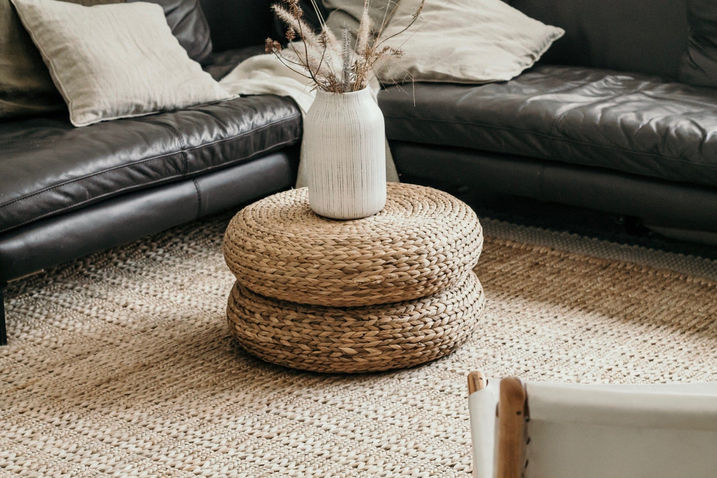 Amare Natural Braided Jute Rug