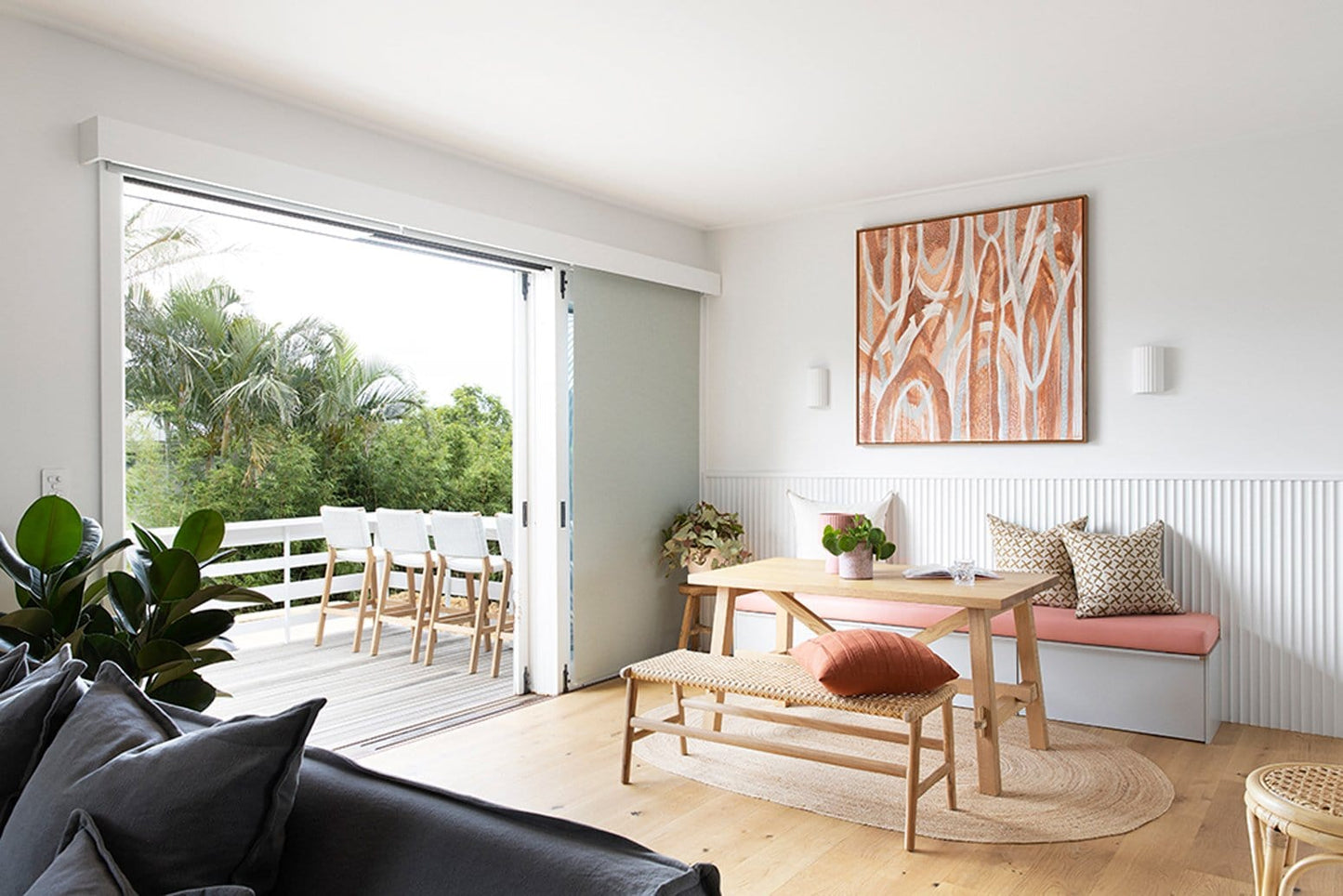 Amber Natural Braided Oval Jute Rug