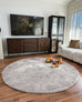 Andi Grey Plush Rollie Pollie Round Playmat