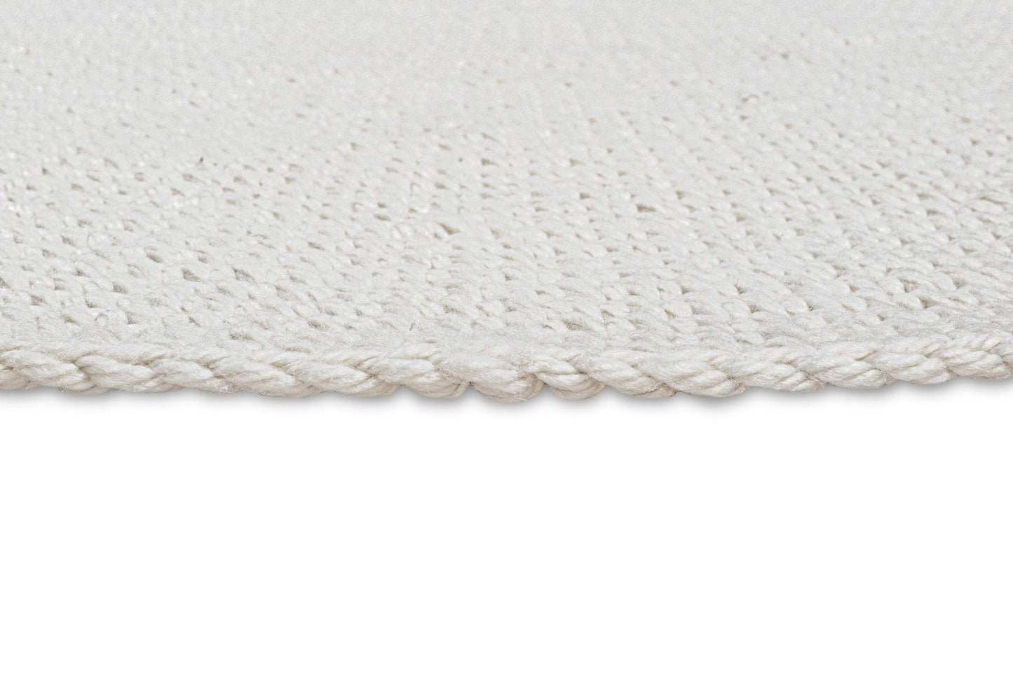 Arlenis Ivory Crochet Indoor Outdoor Round Rug