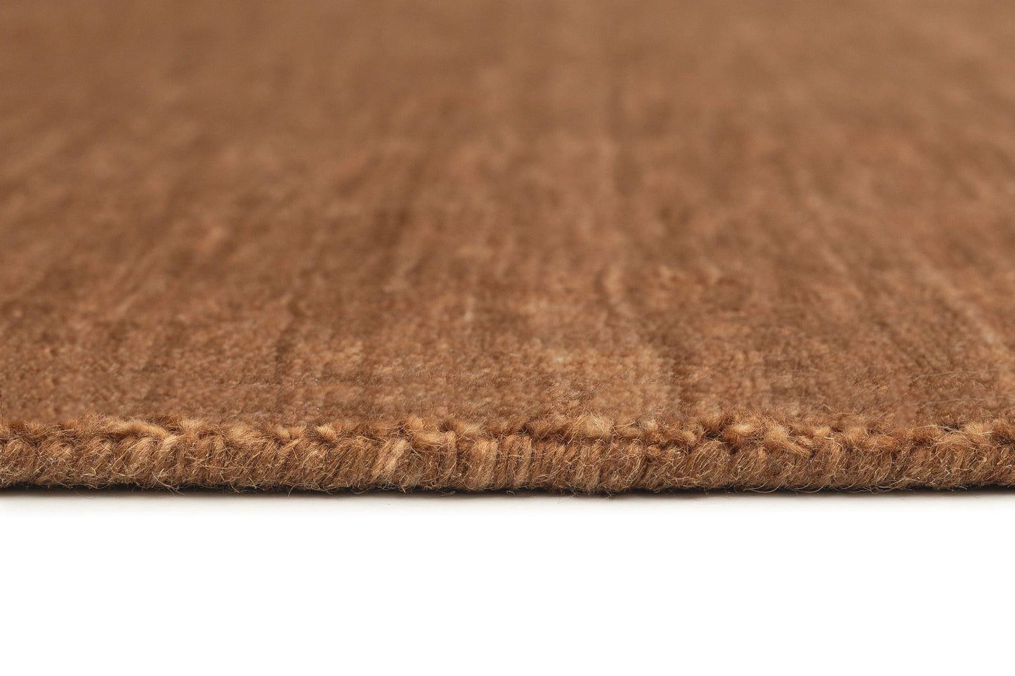 Aryana Sienna Solid Pile Wool Rug