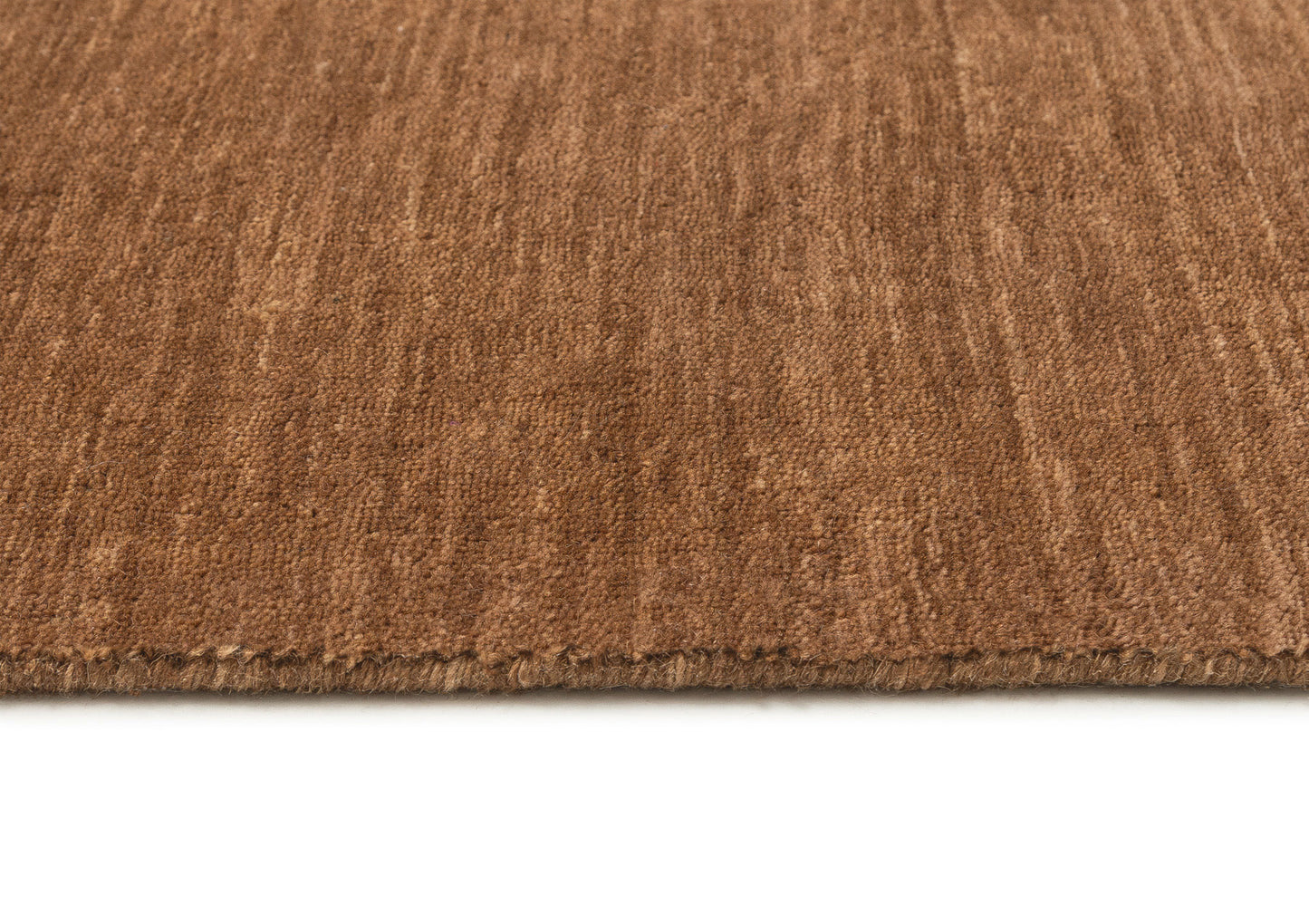 Aryana Sienna Solid Pile Wool Rug