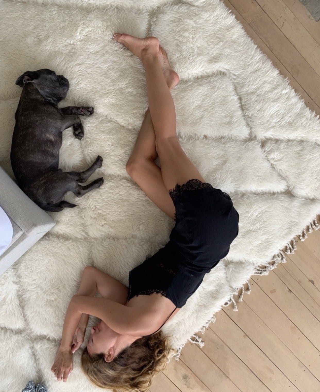 Ashanti Tribal Pattern Berber Wool Shag Rug