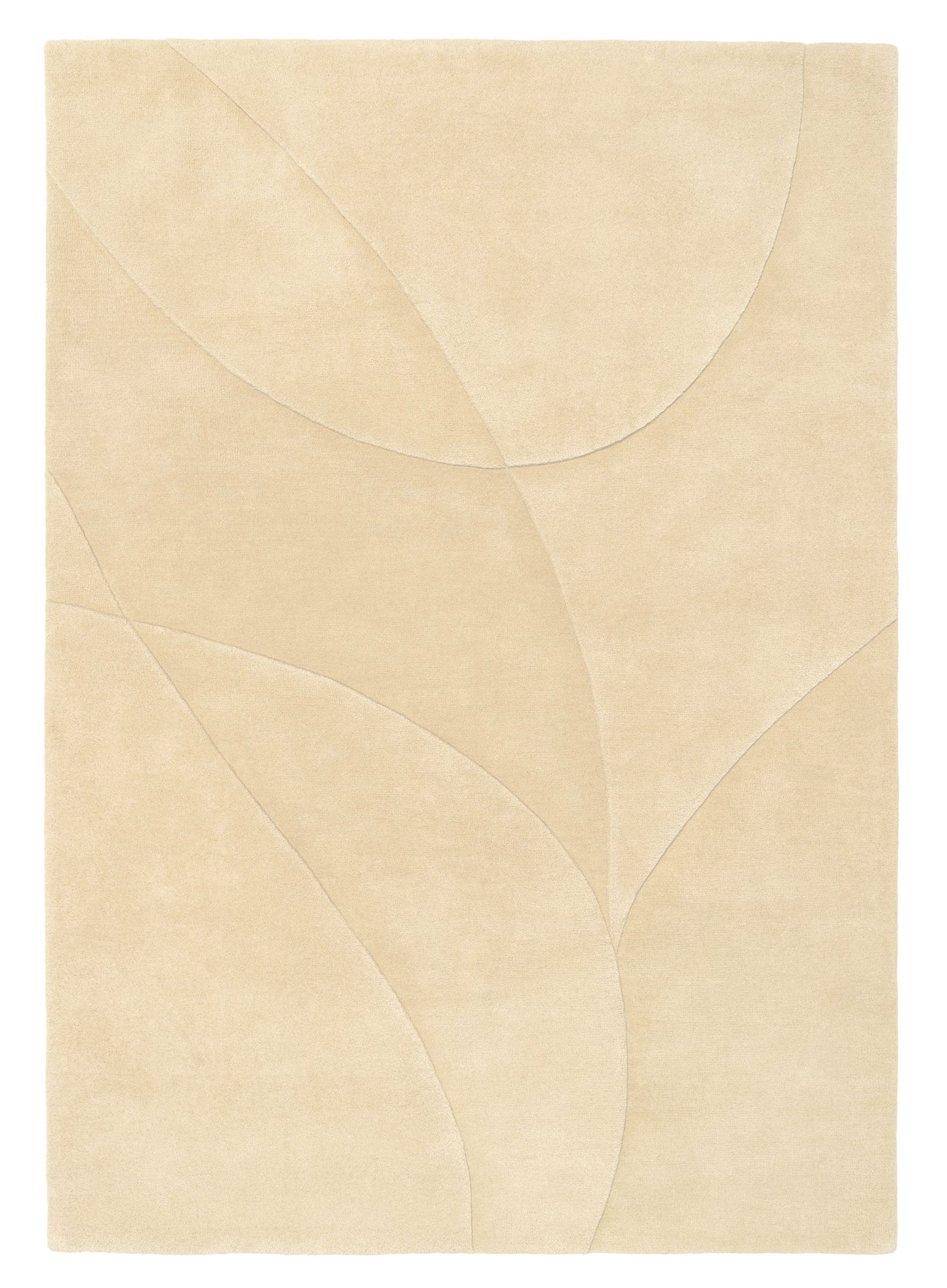 Augusta Antique White Carved Wool Rug