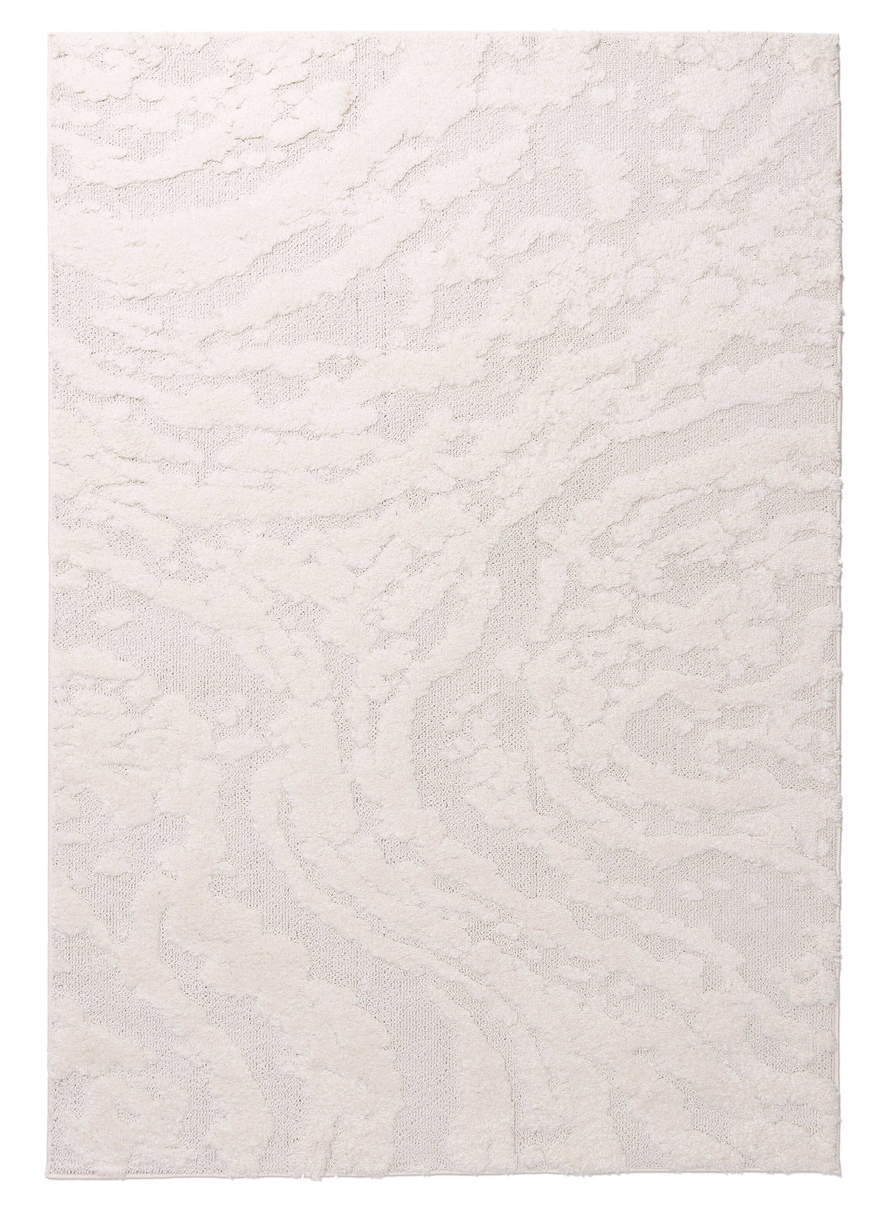 Aurora Color Rug Aurora Ivory Cream Abstract Textured Rug