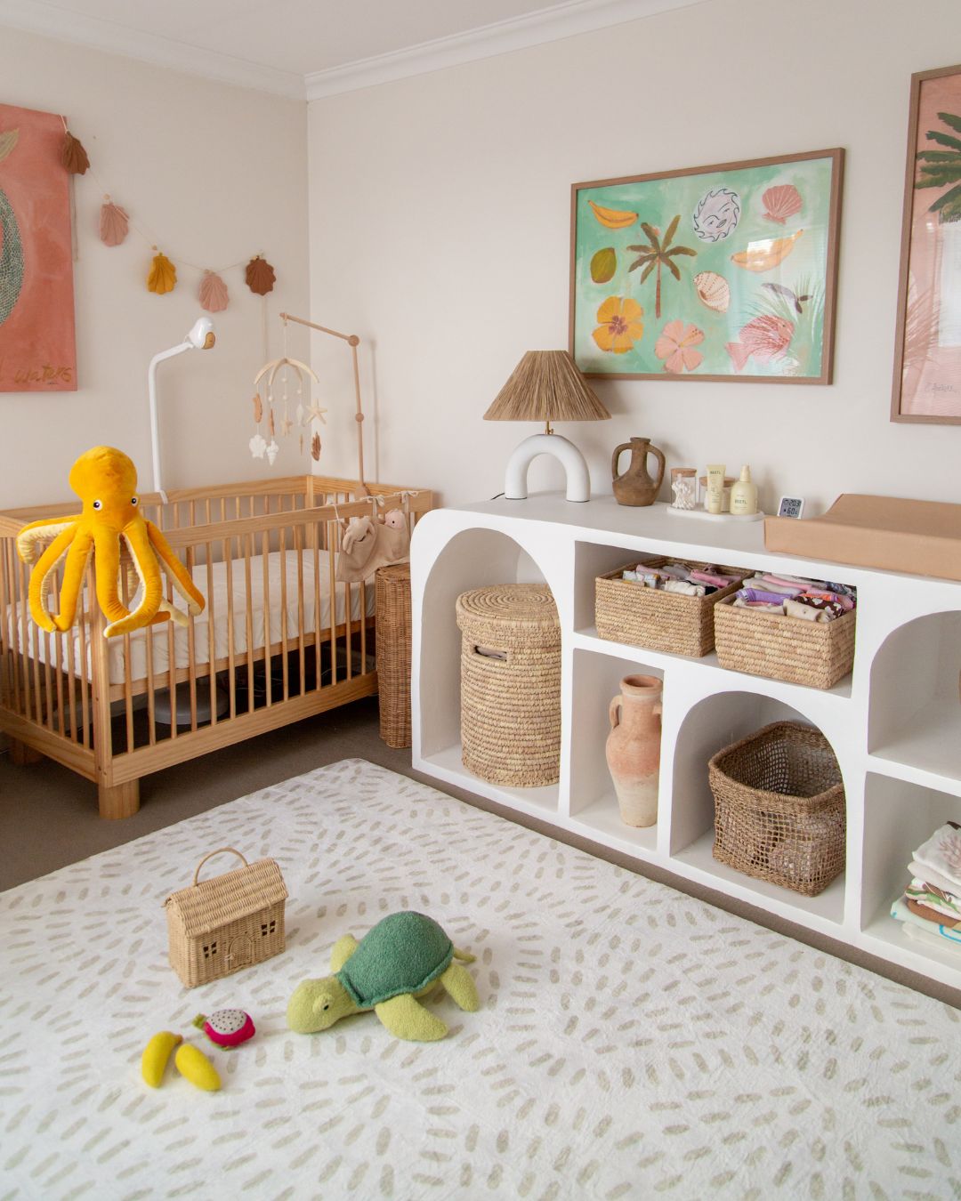 Ayen Sage Abstract Rollie Pollie Playmat