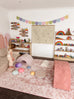 Bari Pink Plush Rollie Pollie Playmat