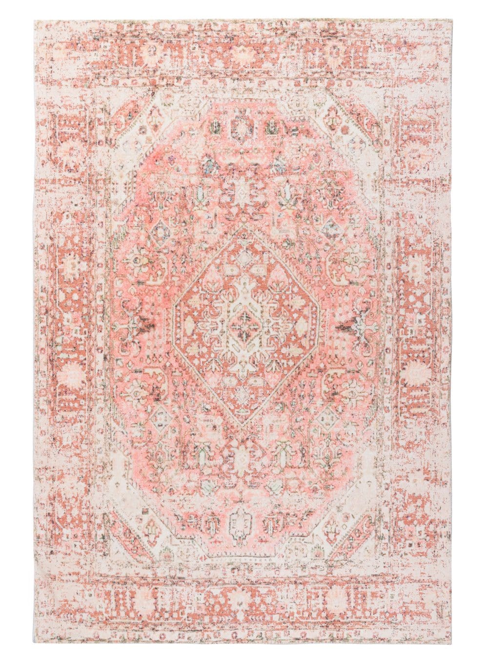 Beatrice Peach Transitional Washable Rug