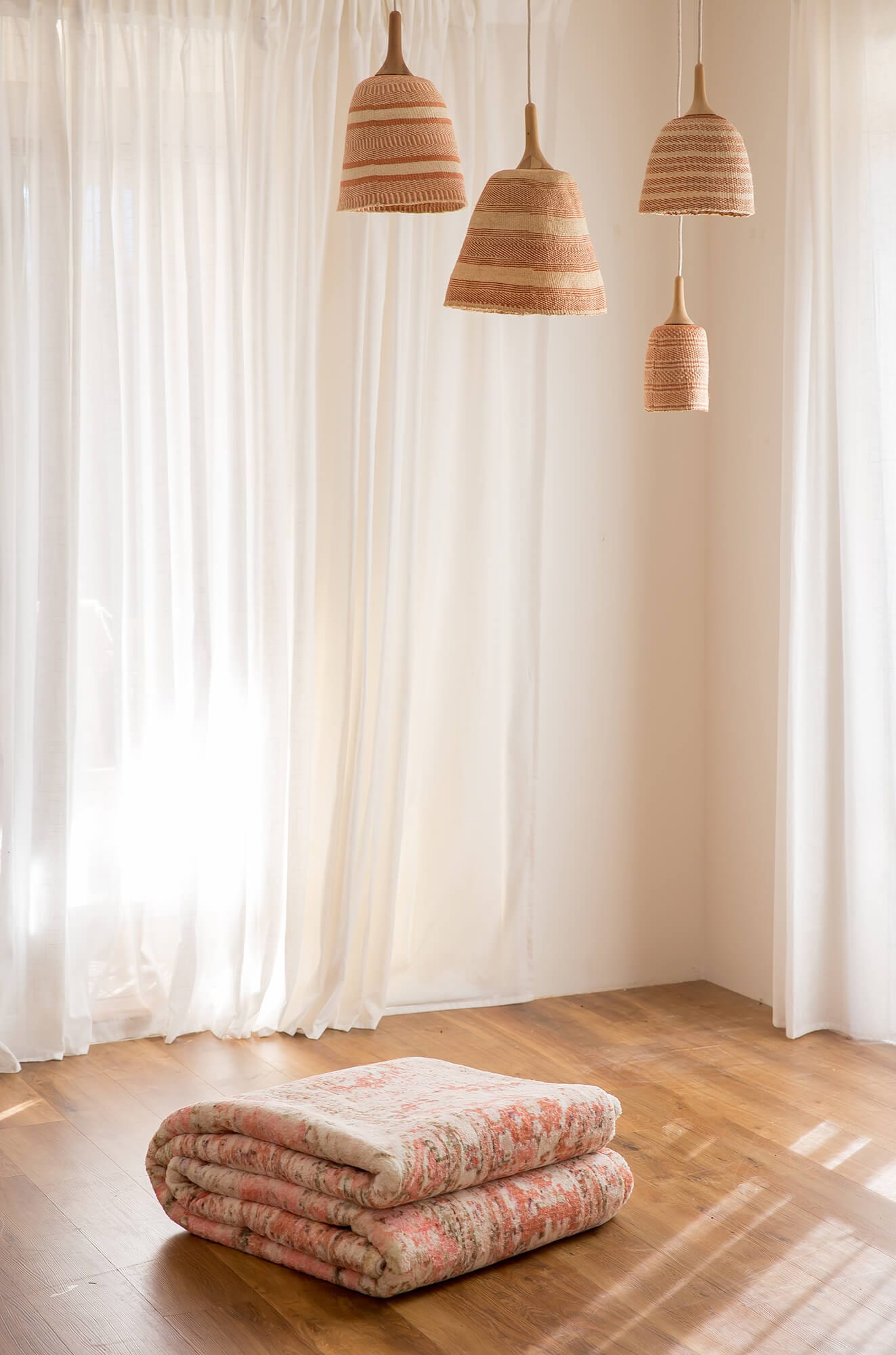 Beatrice Peach Transitional Washable Rug