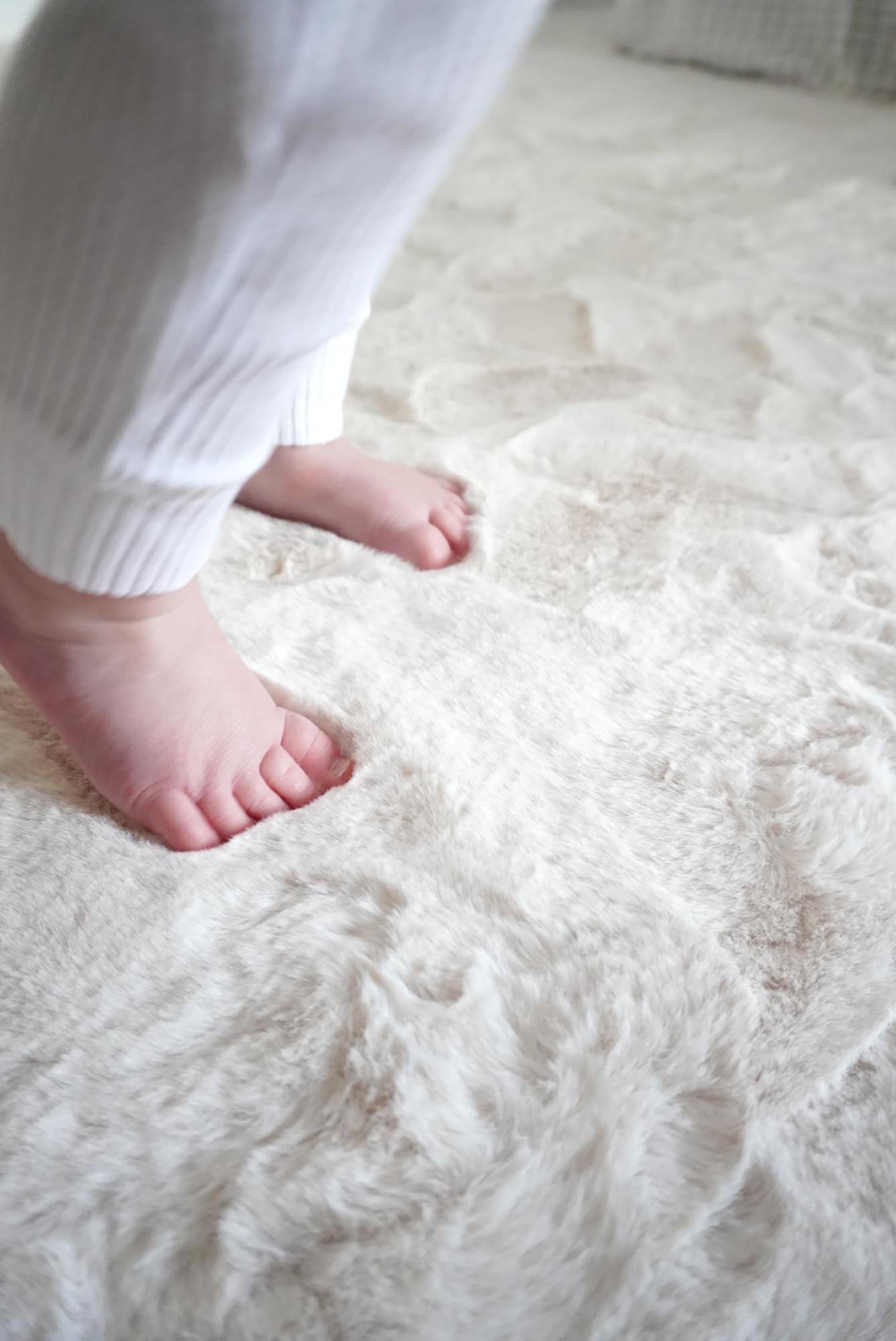 Becca Cream Shag Rug