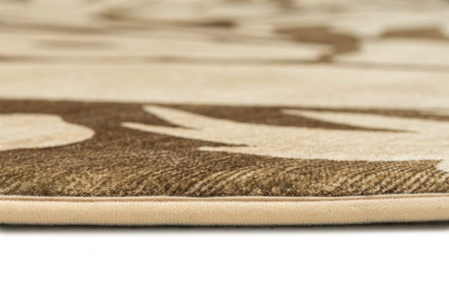 Bess Khaki and Brown Floral Rollie Pollie Round Playmat