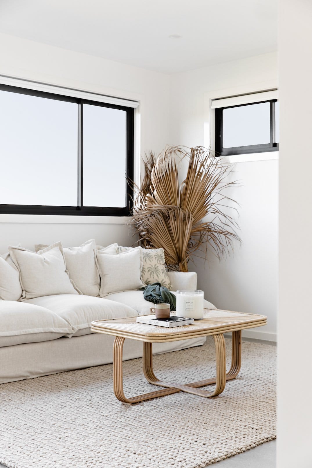 Bianca Natural Tan Braided Wool Rug