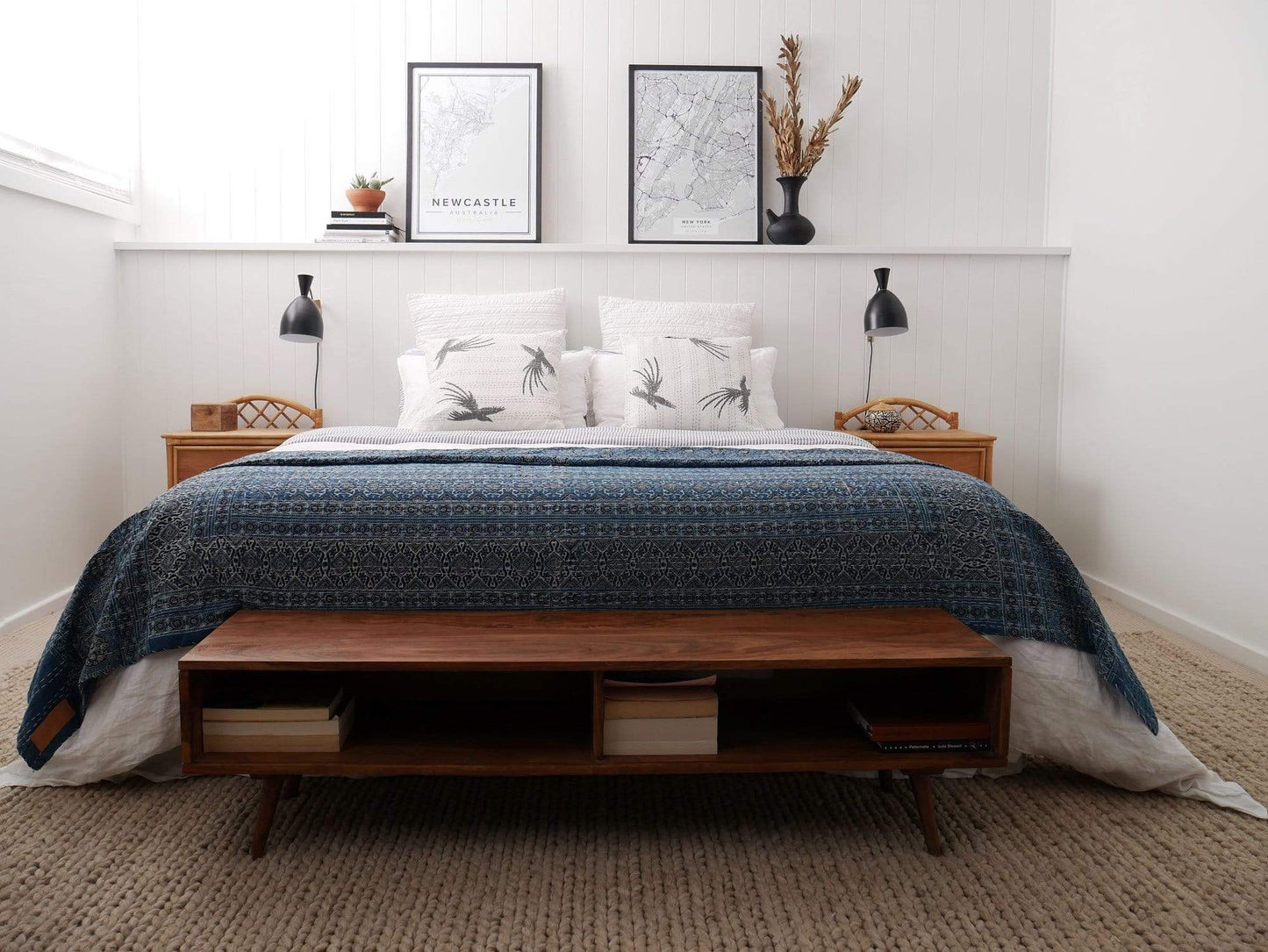 Bianca Natural Tan Braided Wool Rug